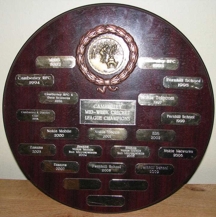 Camberley Midweek Cricket League Shield